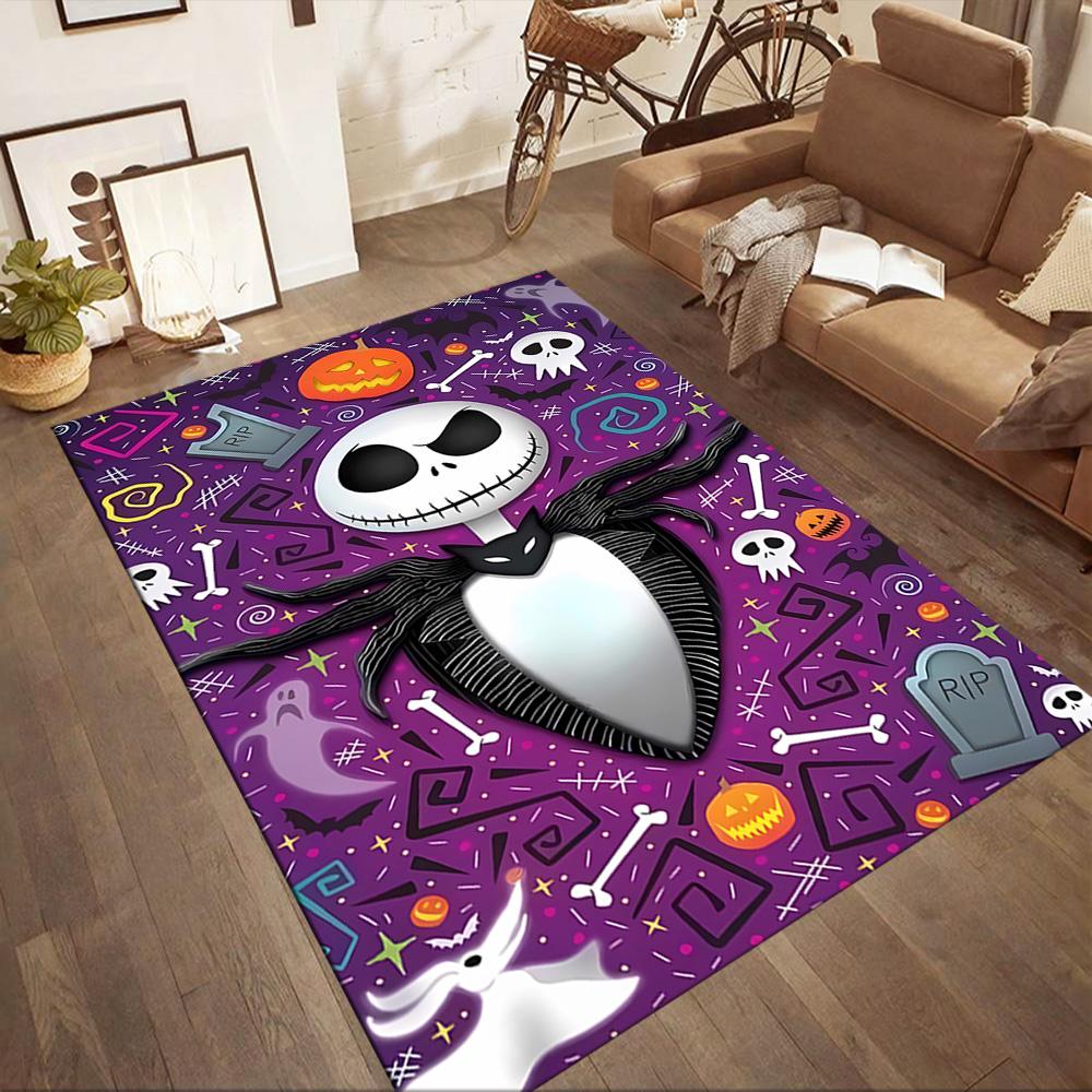 Halloween 95 Area Rug Design for Balcony Dormitory Entryway Playrooms Anti-slip Rug Office Home Decor Wedding Party Gift