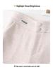 Beige Woolen Micro-Flare Pants for Women - Autumn/Winter 2024 Collection, Slimming Thick Cashmere for Petite Sizes.