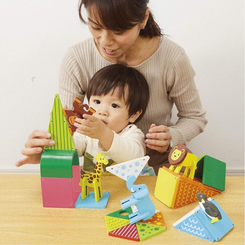 People Pythagoras BASIC Educational Toy Animal Park 25 Pieces Learning Play Develop Insight