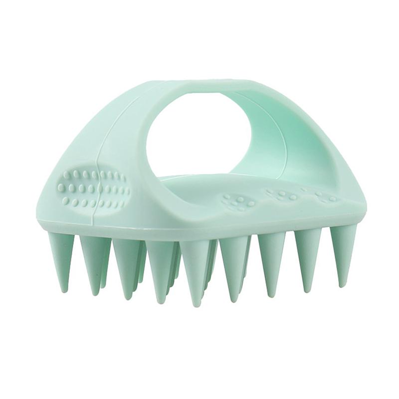 Scalp Scrubber Shampoo Brush Massager Clean Scalp Comb With Handle Hair Washing Brush Scalp Exfoliator Brush Head Scrubber Tools