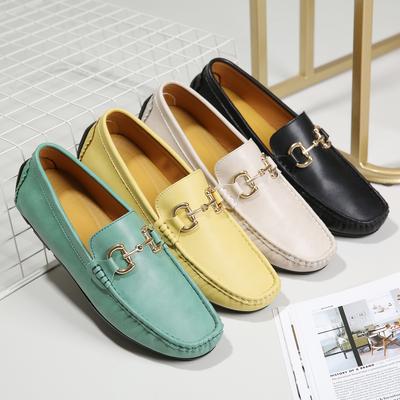Męskie mokasyny loafersy lekkie casualowe skórzane buty wsuwane klasyczne męskie wygodne buty do jazdy