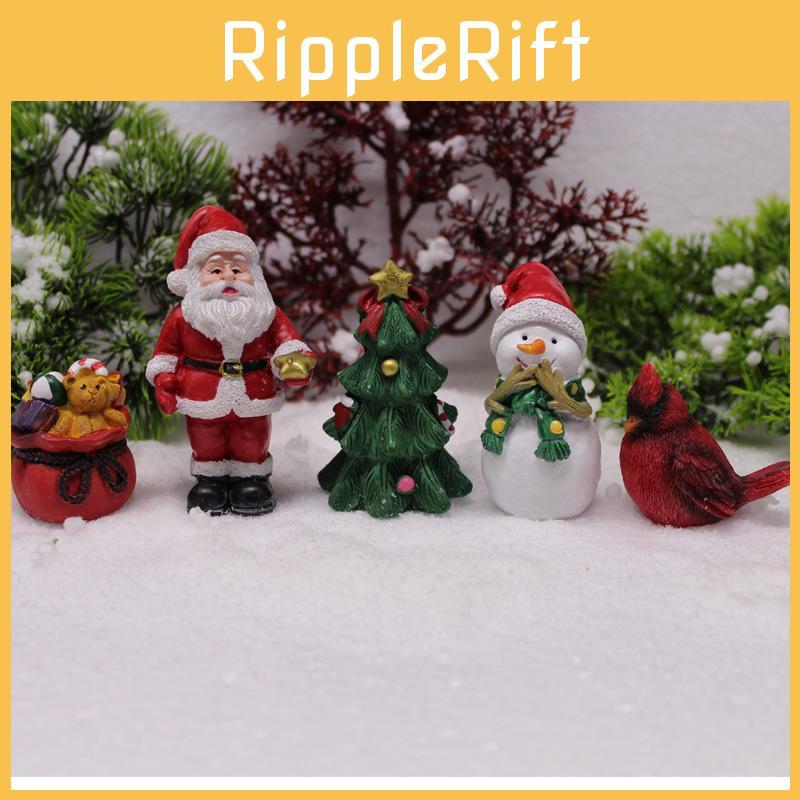 Christmas Resin Home Decor Featuring Santa And Snowman Characters For Holiday Party Decorations And Gifts