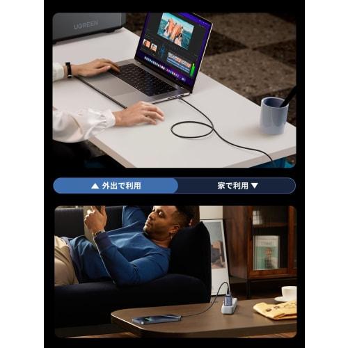 UGREEN PD3.1 USB C Cable Type-c Cable [PD 240W Super Rapid Charging] Compatible with PPS 2.0 E-Marker Chip Equipped with Heavy Duty Nylon Braid 480Mbp