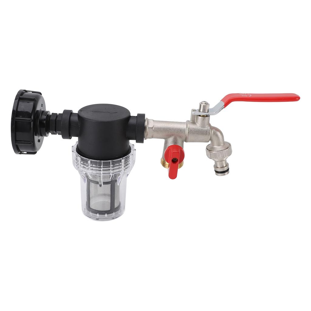 Filtr do podlewania do kranu zbiornika IBC Adapter Beczka tonowa Złącze Nawadnianie ogrodu Pompa do akwarium Woda