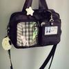 Stile Preppy Moda Casual Ita Bag Grande Capacità Semplice Leggero Borsa a Spalla Casual Versatile per Pendolari Borsa a Tracolla