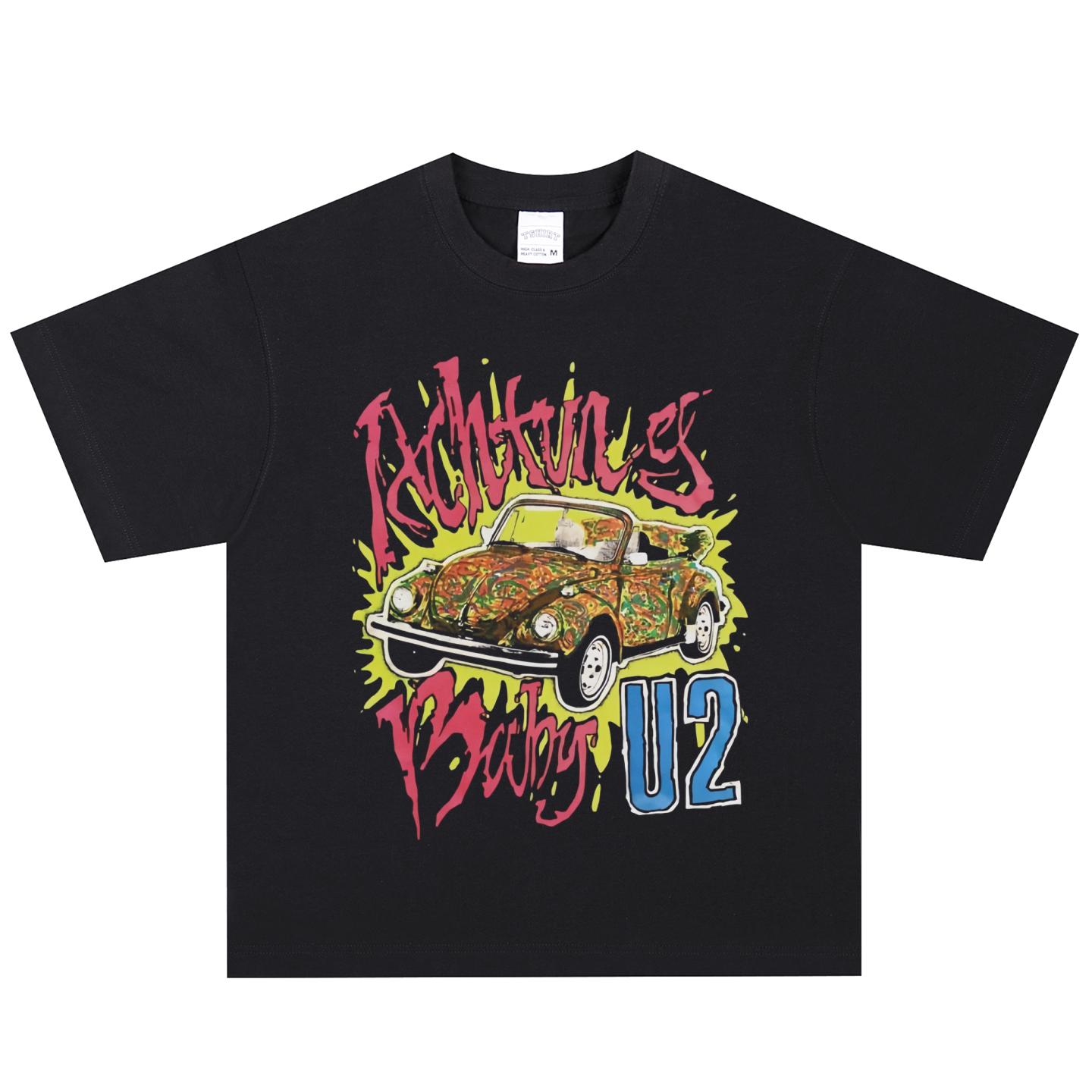U2 T-Shirt, Soft Fabric Casual Daily Wear L
