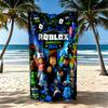 Roblox2 Beach Towel Super Soft & Absorbent Comfortable Lightweight Perfect for Traveling Yoga Camping and Swimming