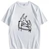 Y2KHip Hop Rock Top Sedile Auto Poggiatesta Maglietta Band Album Stampa Grafica Top Moda Urbana Maglietta Grafica Streetwear Vintage Unisex