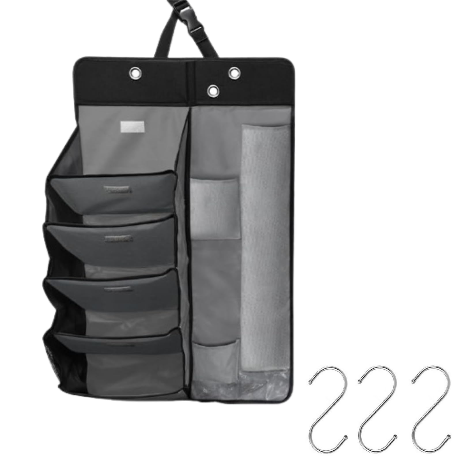 

ideamall Car Shoe Rack, Shoe Storage, Umbrella Stand, Car Umbrella Stand, Small Item Storage, Gray