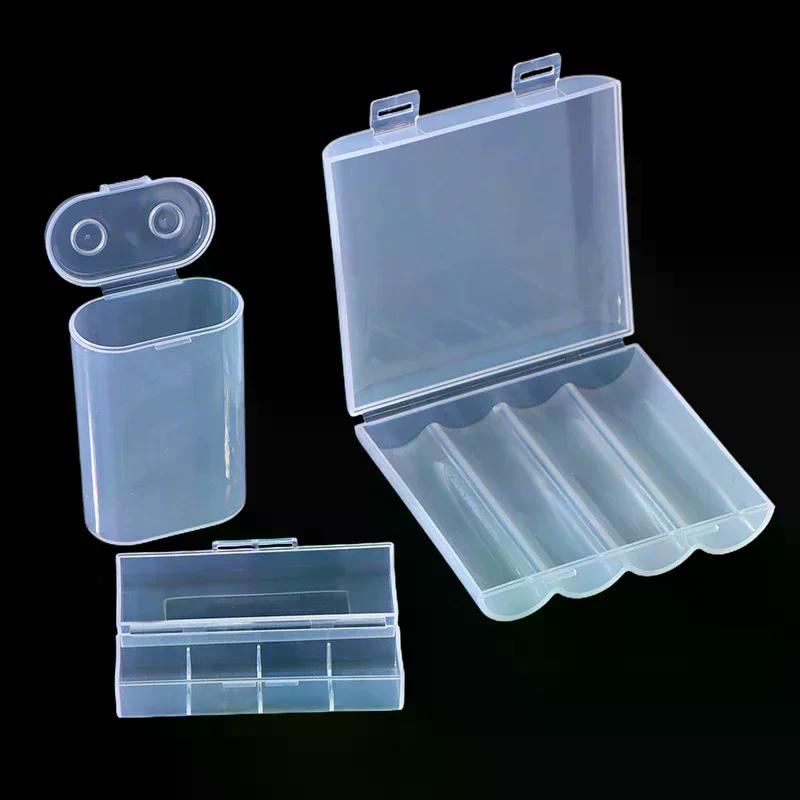 1/3PCS 1 Section/2 Section/4 Section/8 Section 21700 Battery Anti Fall Protection Box 21700 Battery PP Plastic Storage Box