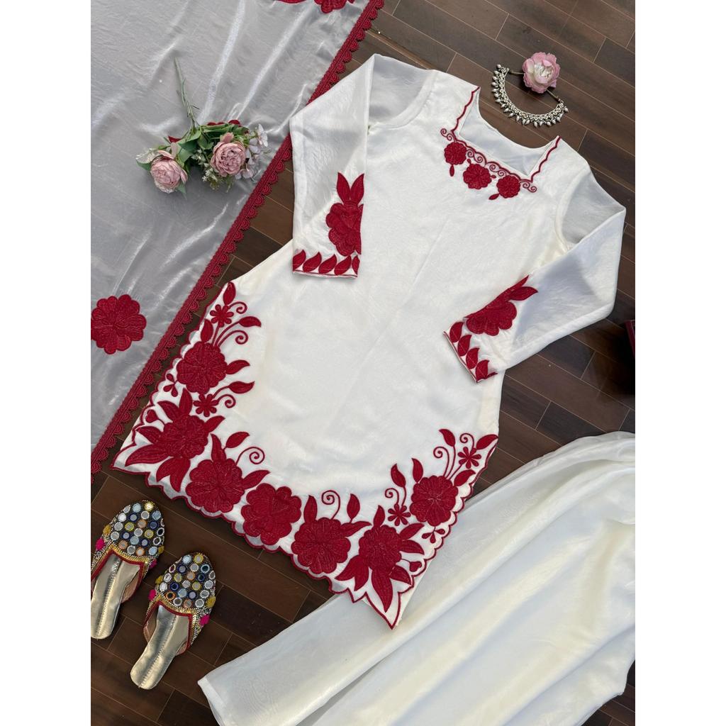Pakisatni Top Palazzo Suit Desigenr Bollywood Party Wear Salwar Kameez Dress