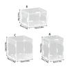Acrylic Pet Terrarium Enclosure Cage For Small Reptiles With Breathable Airflows Holes Design Jumping Spiders Habitat Box