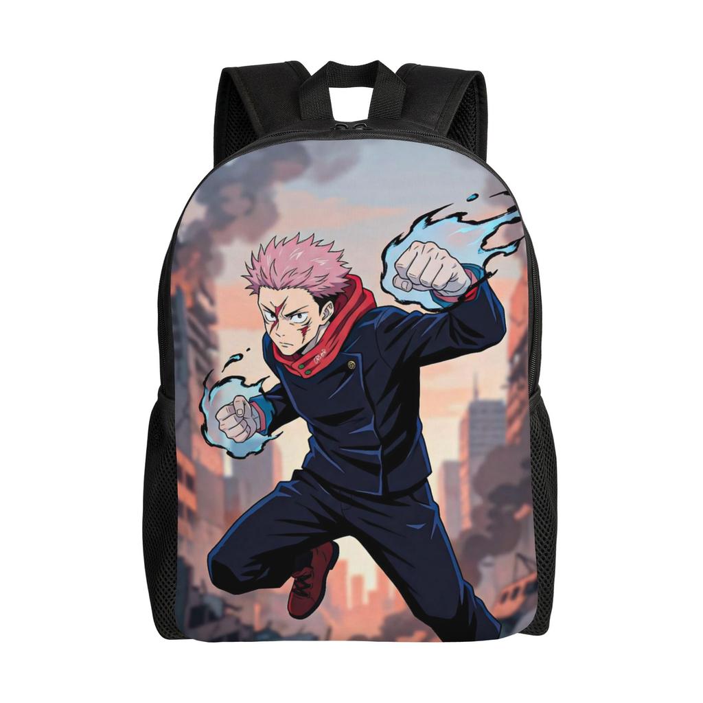 Itadori Yuji Backpack for Kids Girls Boys Lightweight JJK Anime School Bag for Toddlers Daycare