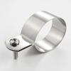 1Pcs with Screws Nuts Hose Clamp 304 Stainless Steel Pipe Buckle New Grounding Clip
