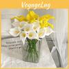 Mini Calla Lily Artificial Flowers For Wedding Decor Home Office Props Photography