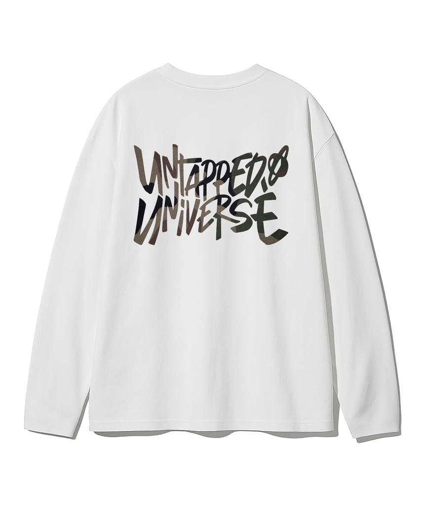 UNTAPPED STUDIO Camouflage Graphic Oversized Long Sleeve T-Shirt (2 Colors)