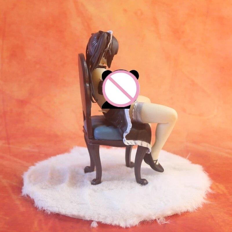 Native Beautiful Girl Series Peach Maid 1 /8 Pvc 15cm Figure Anime Sexy Collection Model Doll Toy Desk Ornament