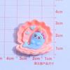 10Pcs New Mini Cute Cartoon Shell, Turtle, Octopus, Seahorse, Whale Flat Back Resin Cabochons DIY Jewelry Craft Decoration