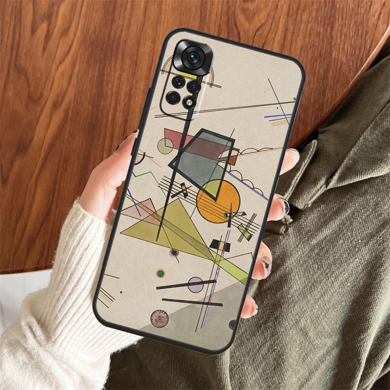 Wassily Kandinsky Abstract Case For Xiaomi Redmi Note 14 Pro 13 12 11 10 15 Pro Plus Redmi 15 C 13 10C 12C 14C 13C Cover