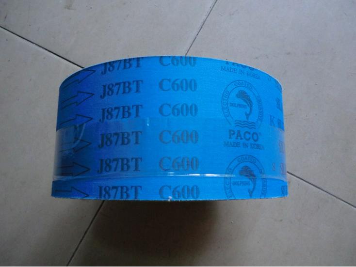 

Ultra Wear-Resistant Korean Dolphin Sandpaper Roll J87BT | Black Silicon Carbide | Sold Individually Individual sale - 6.2 meters