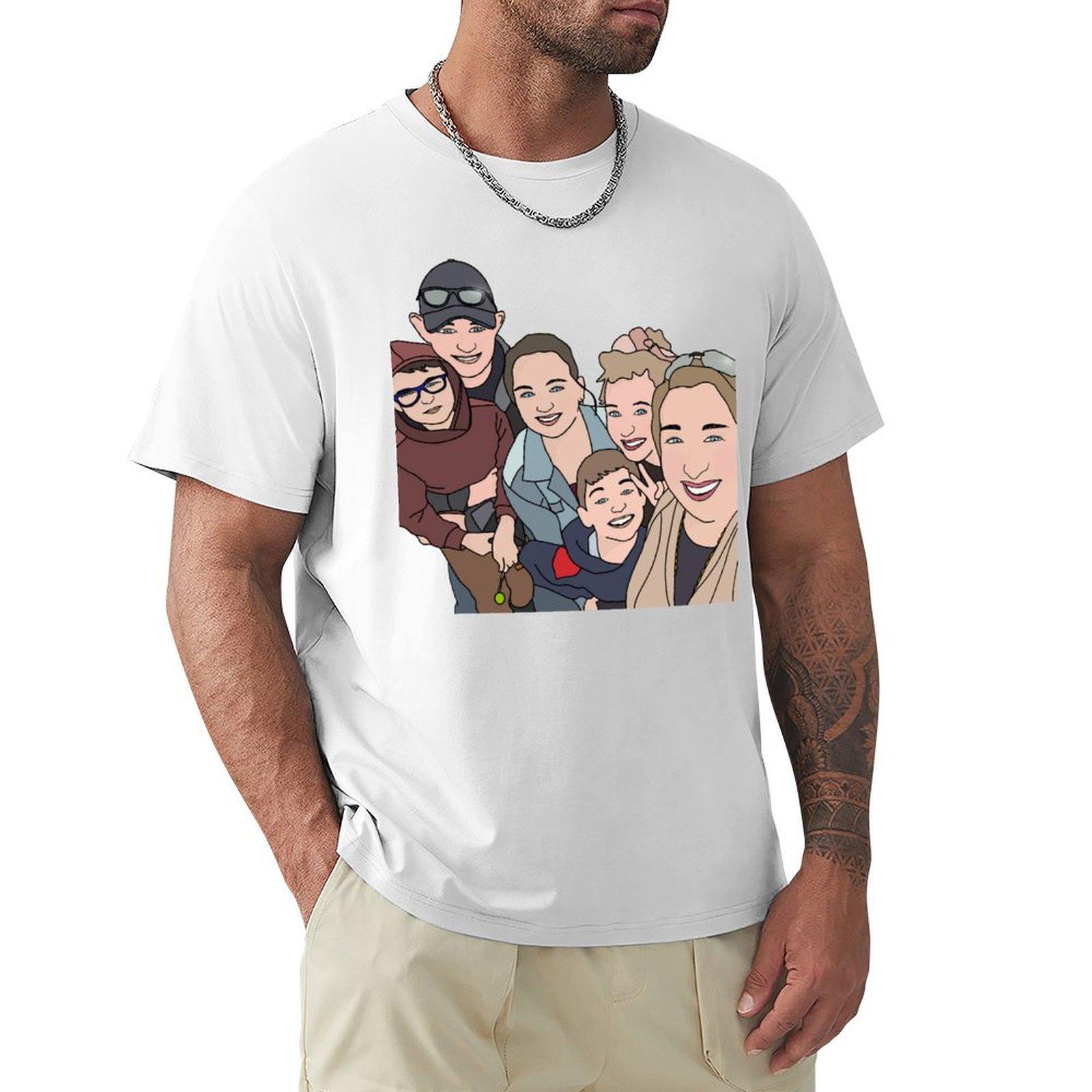 Family jumper time TShirt sweat korean fashion tshirts for men S