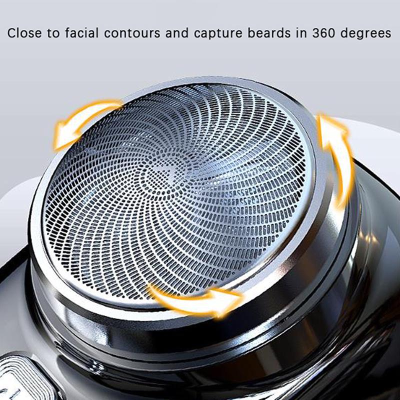 Мужская мини-электробритва карманного размера для лица и бороды — фото 8