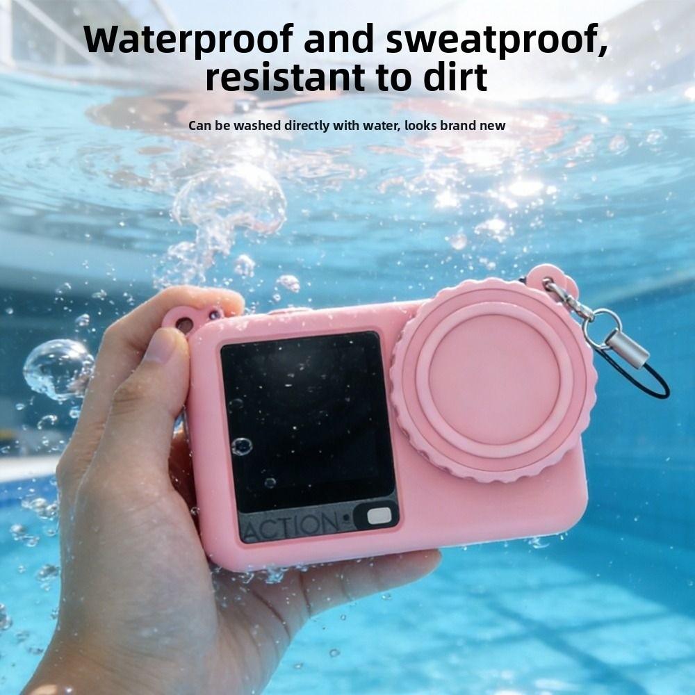 Anti-Scratch Protective Case Silicone Lens Cap for DJI Osmo Action 6 Action Camera Accessories
