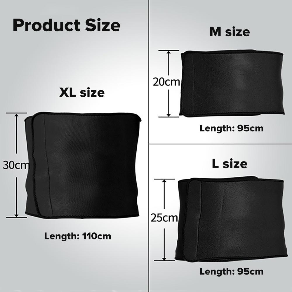 Schlankmachender Body Shaper Taillen-Fitnessgürtel Herren Bauchweggürtel Sauna Schweiß-Trimmergürtel Taillentrainer Bauch Taillentrainer Korsett