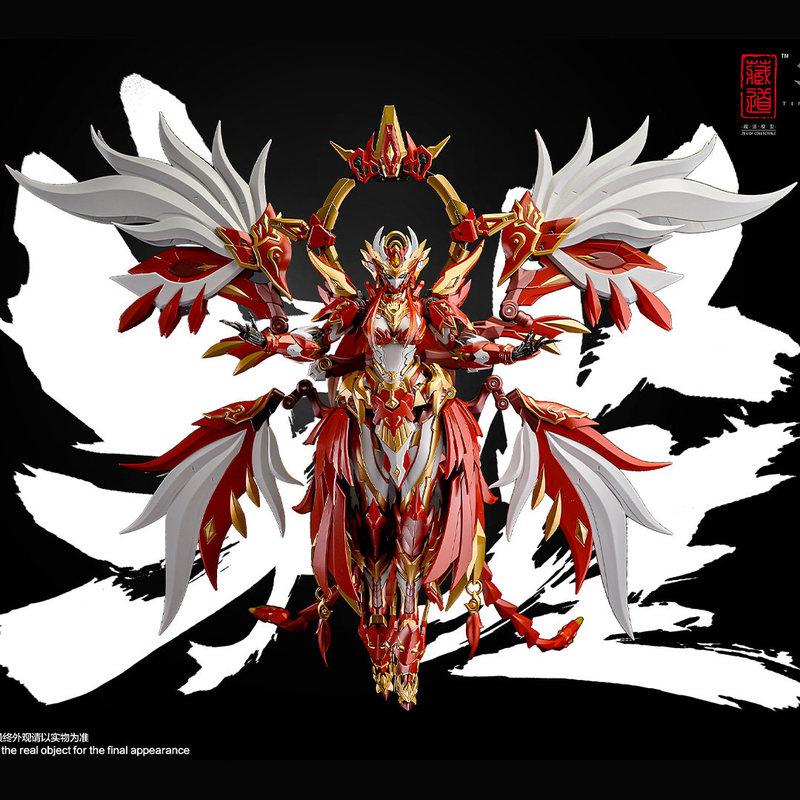 CANGDAO MODEL Vermilion Bird Four Divine Beasts Alloy Finished Produ  Mechanical Assembly Model Kit Model Display Ornament Toy