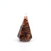 Hexagonal Seven-Color Crystal Stone Resin Pendulum Yoga Ornament