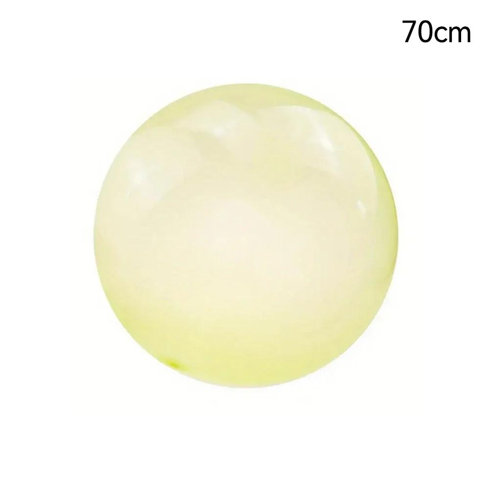 1PC Bubble Ball for Summer Vocation on Beach Kids Children Outdoor Soft Air Water Filled Bubble Ball Blow Up Balloon Accessories Other