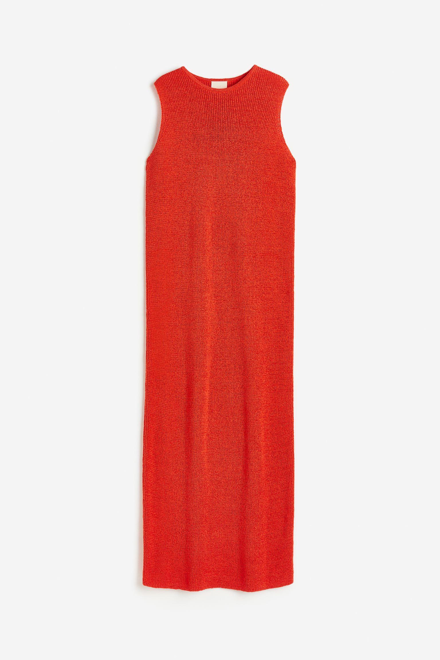 

Knitted silk-blend dress