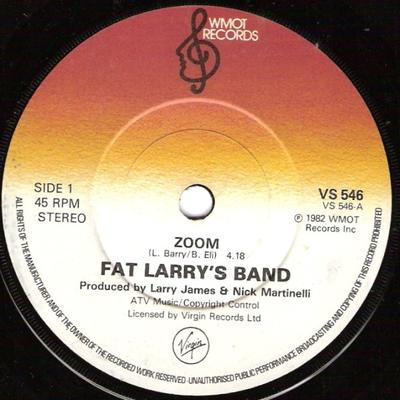 7-Zoll Schallplatte FAT LARRY'S BAND - Zoom VS546 WMOT Records, V 1982 UK Dance & Electronica Gebraucht