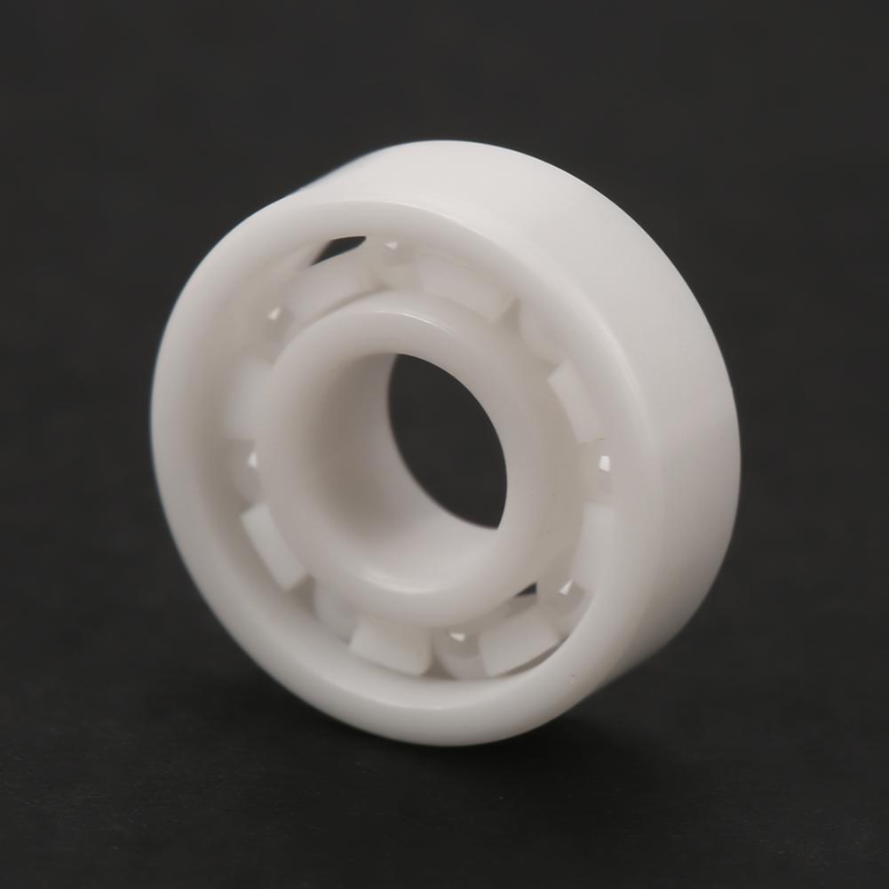 1PCS 696 6x15x5mm White High Precision Full Ceramic ZrO2 Ball Bearing