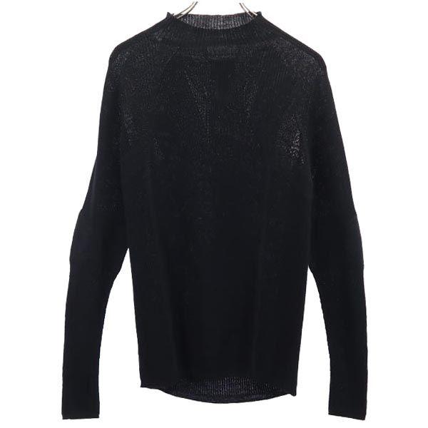 

snowpeak Made in Japan 100% wool Long sleeve knit S Black series sweater Men s Used