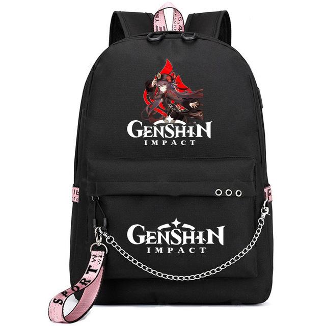 School Season Animation Student Schoolbag, Printed Peripheral Large-Capacity Backpack