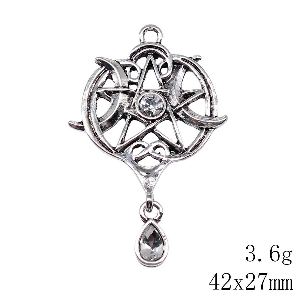 Sun Charm Moon Star Pendant Alloy Charms For Celestial Space Theme DIY Bracelet Necklace Jewelry Making Supplies For