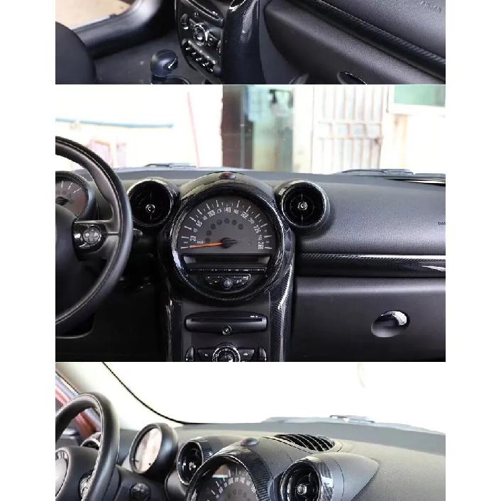 Car Dashboard Decoration Stickers For MINI Cooper S JCW R60 R61 Countryman Accessories Car Air Conditioning Outlet Ring Cover