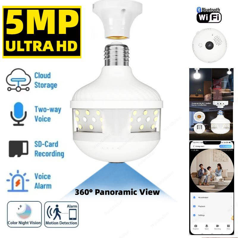 V380 Pro Wifi Panorama 1080P 5MP