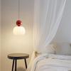 Oeny Nordic Cream Style 3-Light Walnut Pendant Lamp