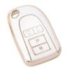ZANEKO Hiace Key Case Compatible Toyota HIACE200 Series Key Cover Regius Ace Porte Spade Smart Key Case Lightweight (White), White