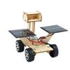 Creative DIY Handmade Solar Powered Mars Rover Model Toy Children's Wooden Teaching Tool Technology Small Maker Puzzle Toy