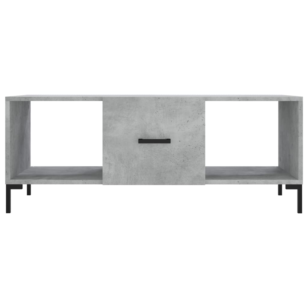  Coffee Table, Concrete Grey, 102x50x40 Cm