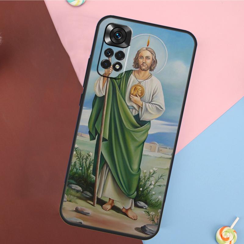 San Judas Cover For Xiaomi Redmi Note 13 Pro 14 12 11 9 10 9S 10S 11S 12S Redmi 10C 12C 13C 14C Case