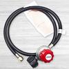 1.5FT Grill Connector and Hose 0-20 PSI Adjustable High Pressure Propane Gas Regulator for Most Gas Grill Heater Fire Pit Table