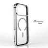 For IPhone 17 Pro High-End Metal Frame Phone Case, 17 Promax Magsafe Magnetic Charging HD Backplate Phone Protection Cases