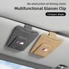 BAAL1 New 2025 Car Glasses Clip Sun Visor Card Glasses Holder Cars Accessories For BMW Motorsport X1 X3 X5 E39 E46 E90 F20 E60 F30 E36
