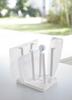 Yamazaki Industries Glass Stand Tower Slim White 2847