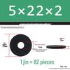 Blackened Thickened Metal Flat Washer Spacer, Round, M3-M42
