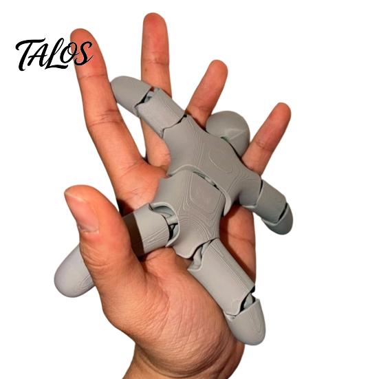 Desktop Decompression Toy 3D Printed Articulated Figure, Movable Joints Figurine, Compact Small Robot Desk for Kids Adults, Stress Relief Fidget Home